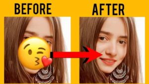 Girls Face Emoji Remover